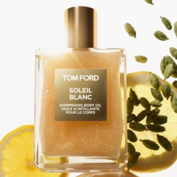 New In Box Tom Ford Soleil Blanc Shimmering Body Oil Gold - Picture 6 of 6